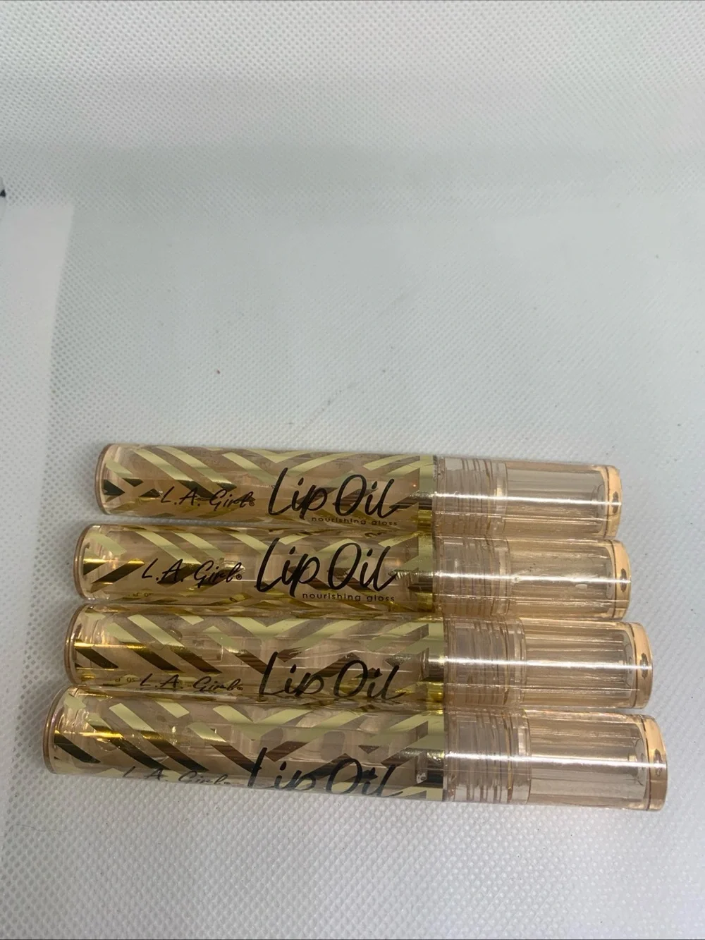 L.A. Girl Lip Oil Sheer Vanilla (Set of 4) New And Sealed